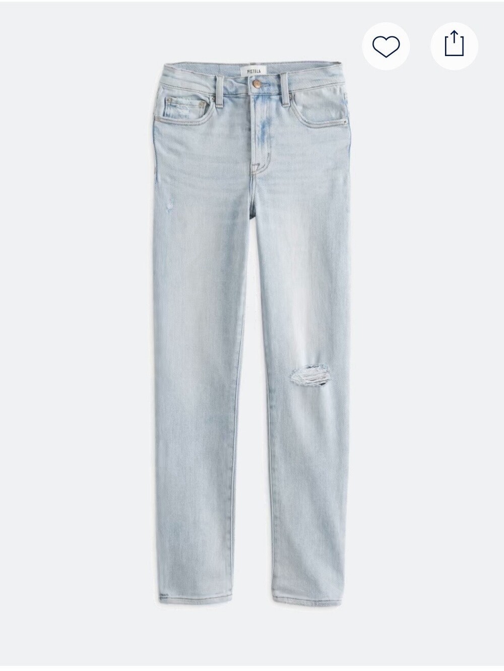 Stitch Fix Pistola Madi Modern High Rise Slim Jeans Sz 32 Light Wash